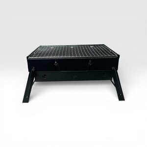 Portable Barbecue BBQ Cookout Travel Camping Charcoal Grill Folding Legs